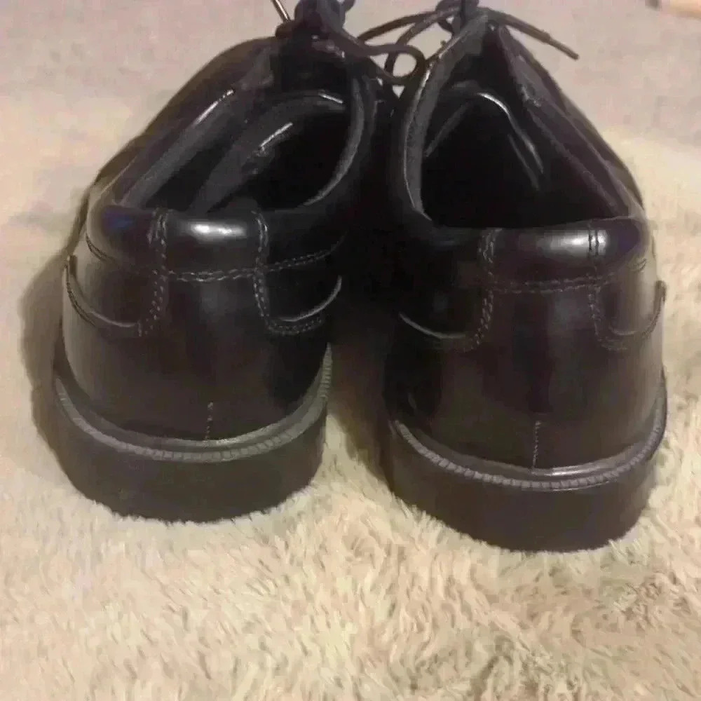 Deer stags Times Comfort Oxford, black dress shoes size 14w - Picture 5 of 9